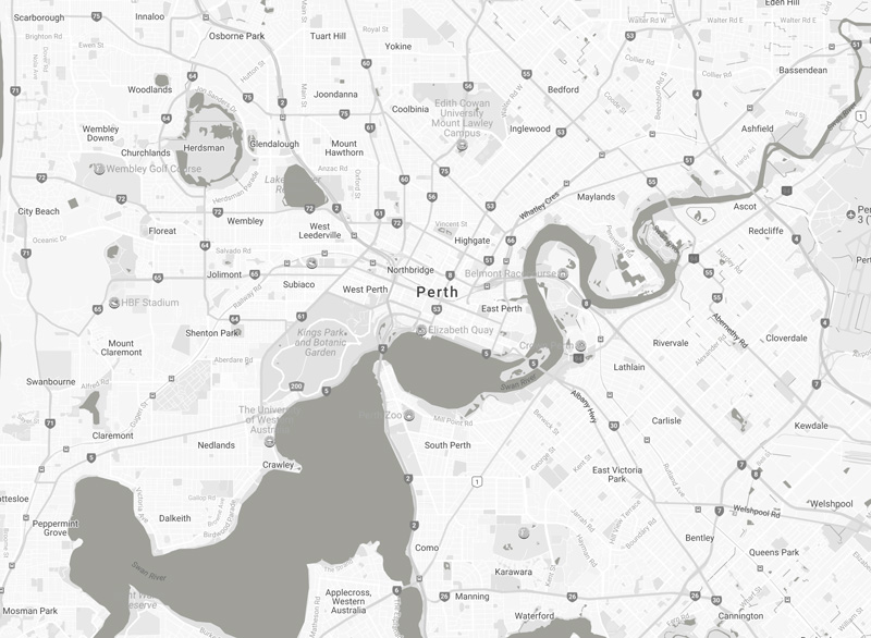 Map of Perth - Westview Glass and Aluminium