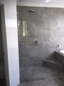 Shower Screen Installation - Frameless Panel