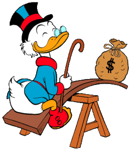 Save money with window replacements and you can be as happy as Scrooge McDuck too!